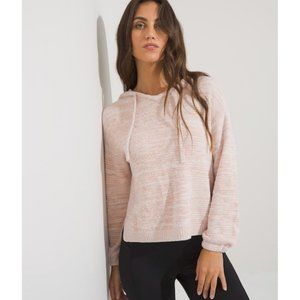 NWT Soma SOMAWKND Marshmallow Knit Hoodie Hush (Pink)